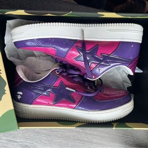 Bapesta Low M1 'Color Camo Combo - Purple